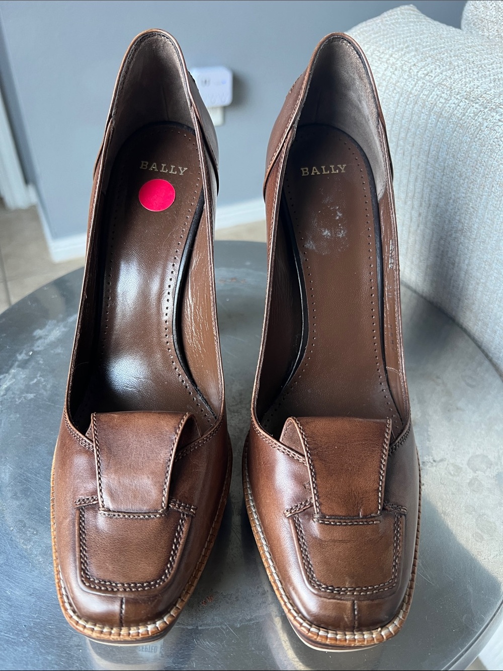 Bally Lewes Loafer-Style Heels - Picture 2 of 10